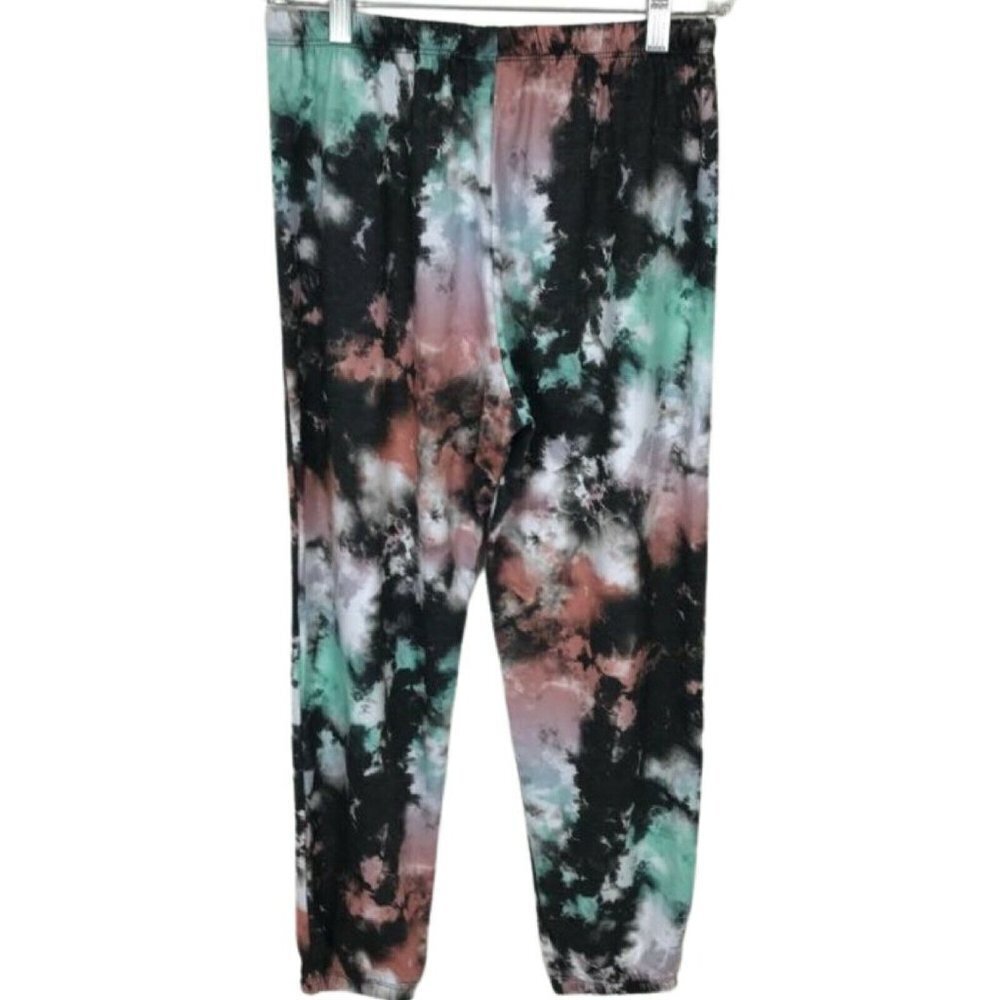 Onzie Women's S / M Jogger Sweatpants Multicolor Tie Dye Drawstring Casual Soft - Picture 3 of 5
